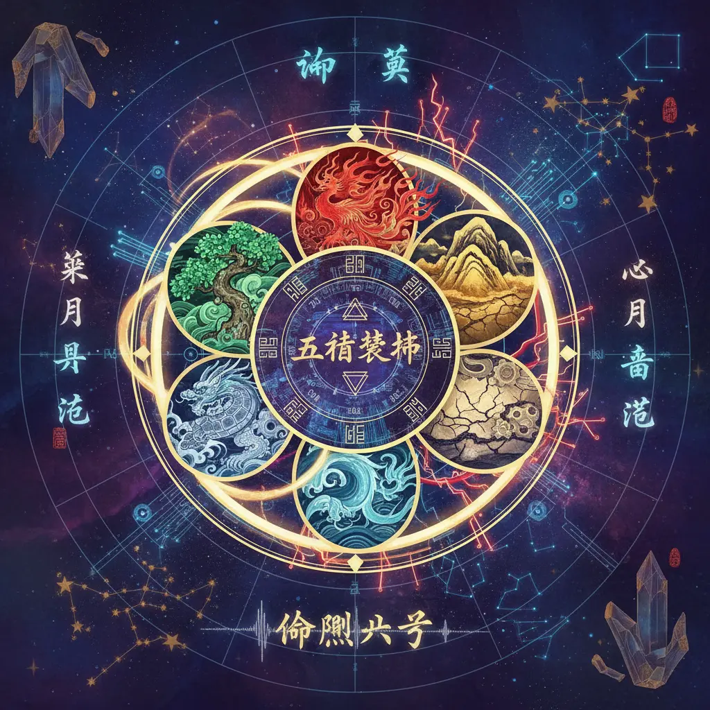 命盤八字 - 五行結構