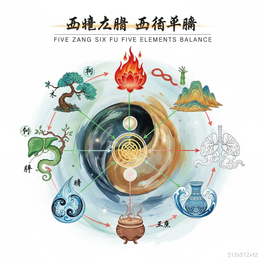 五行平衡 - 五臟六腑