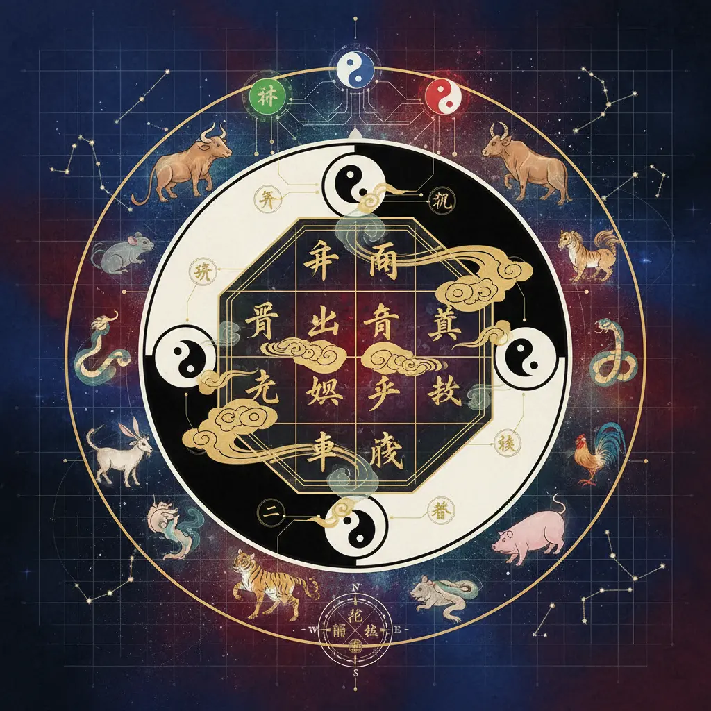 八字盤 - 天干地支