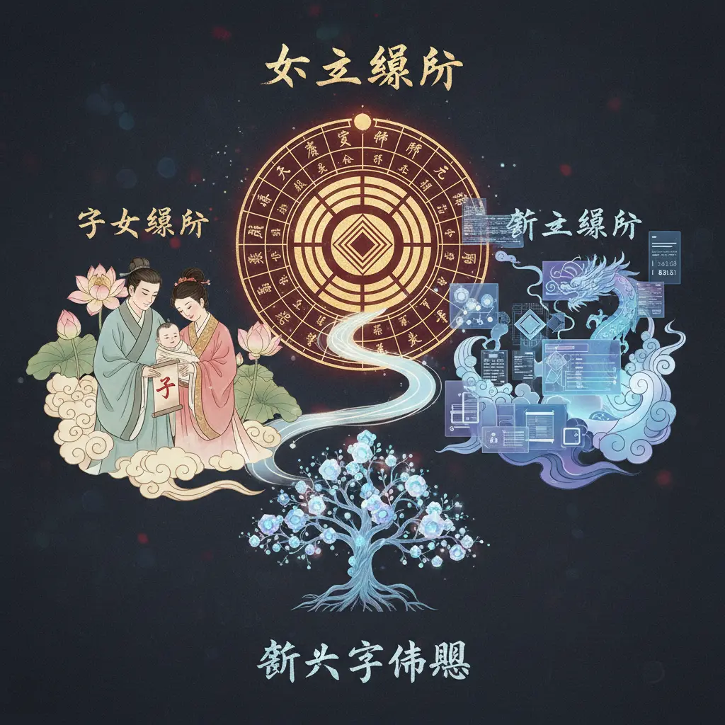 算八字命盤 - 子女緣份