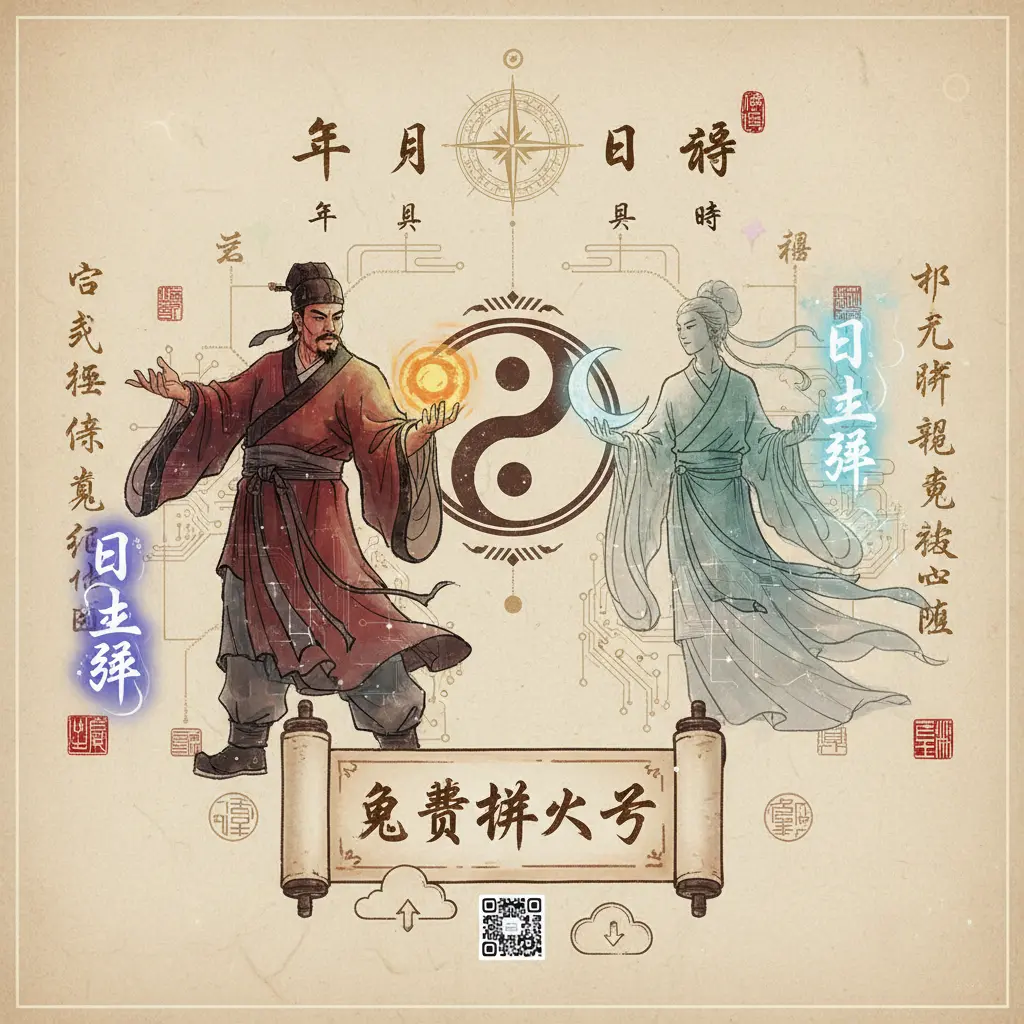 免費排八字 - 日主強弱