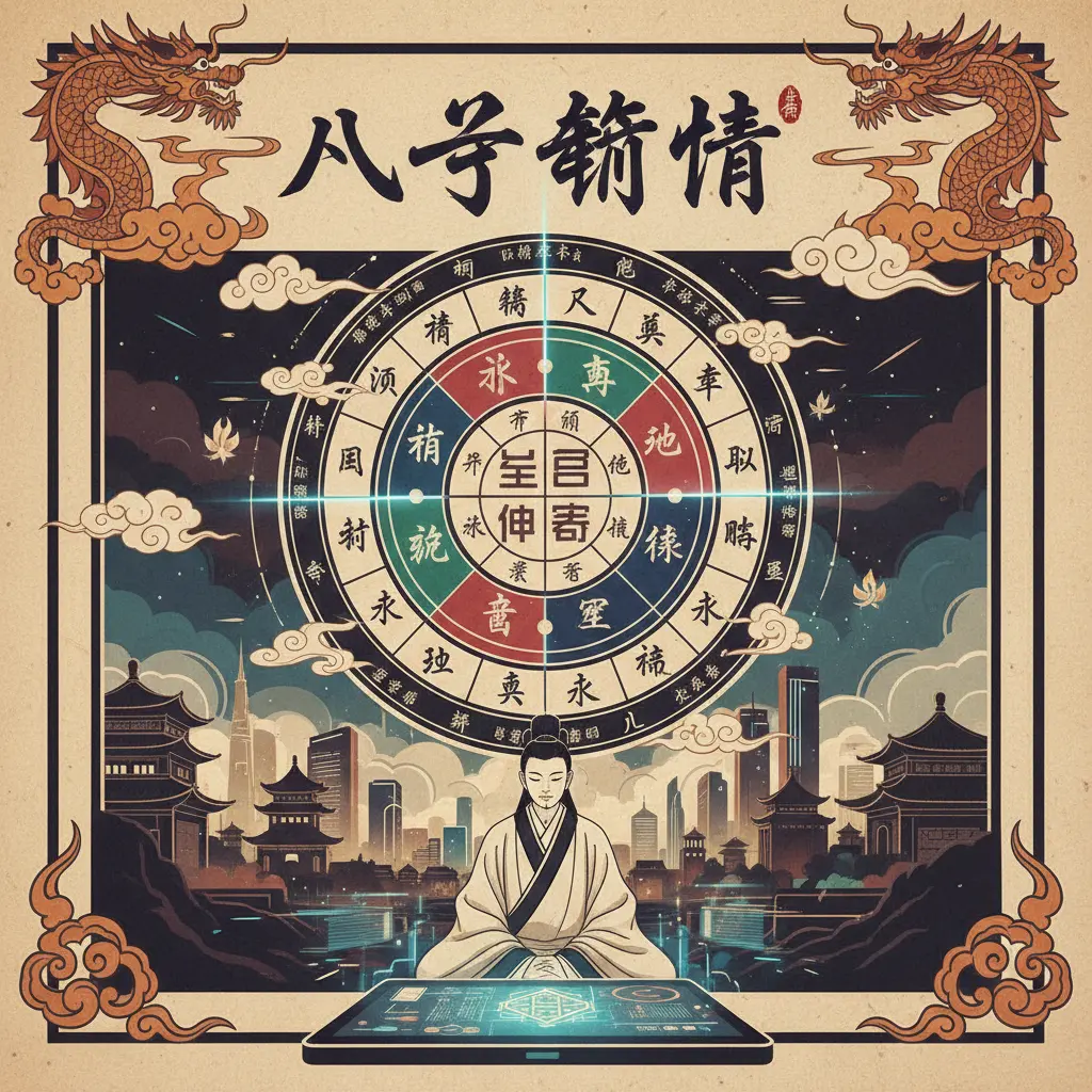 八字 命盤 - 八字算命