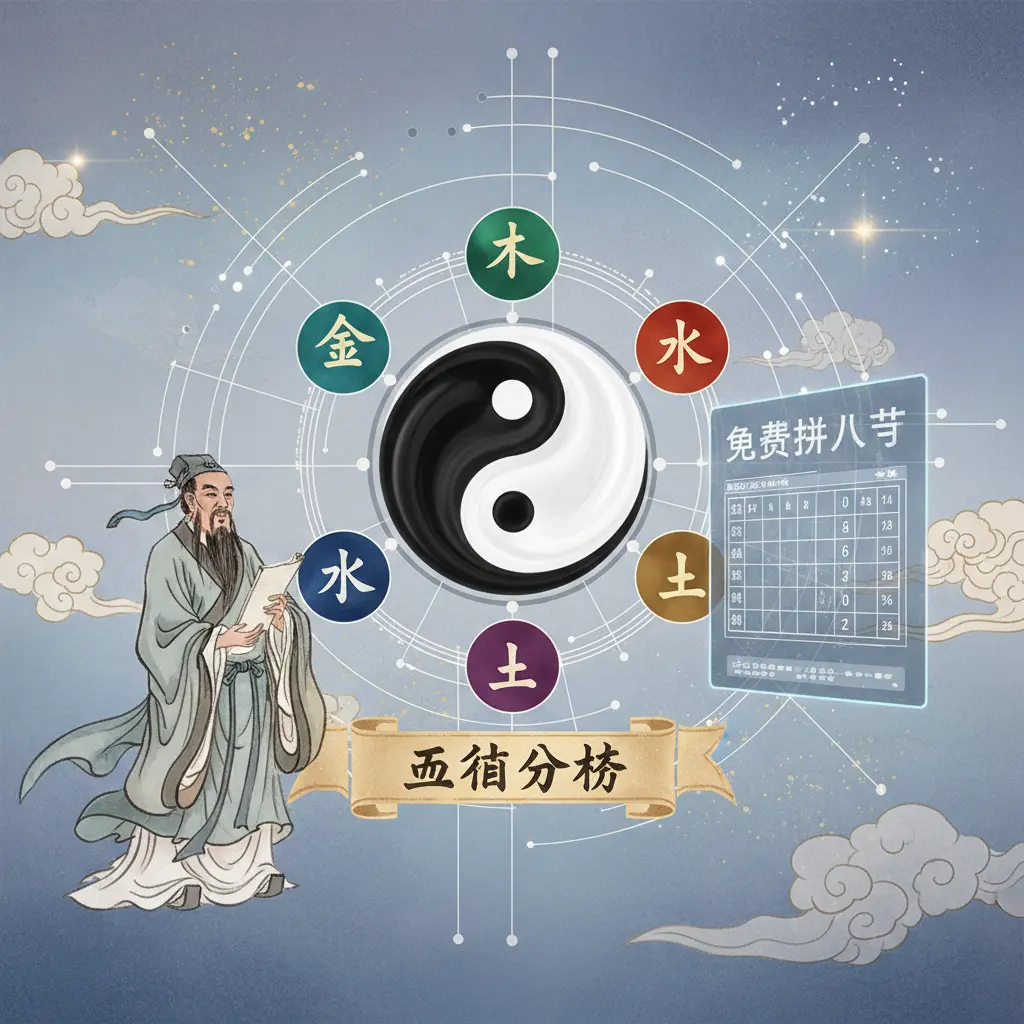 免費排八字 - 五行分析