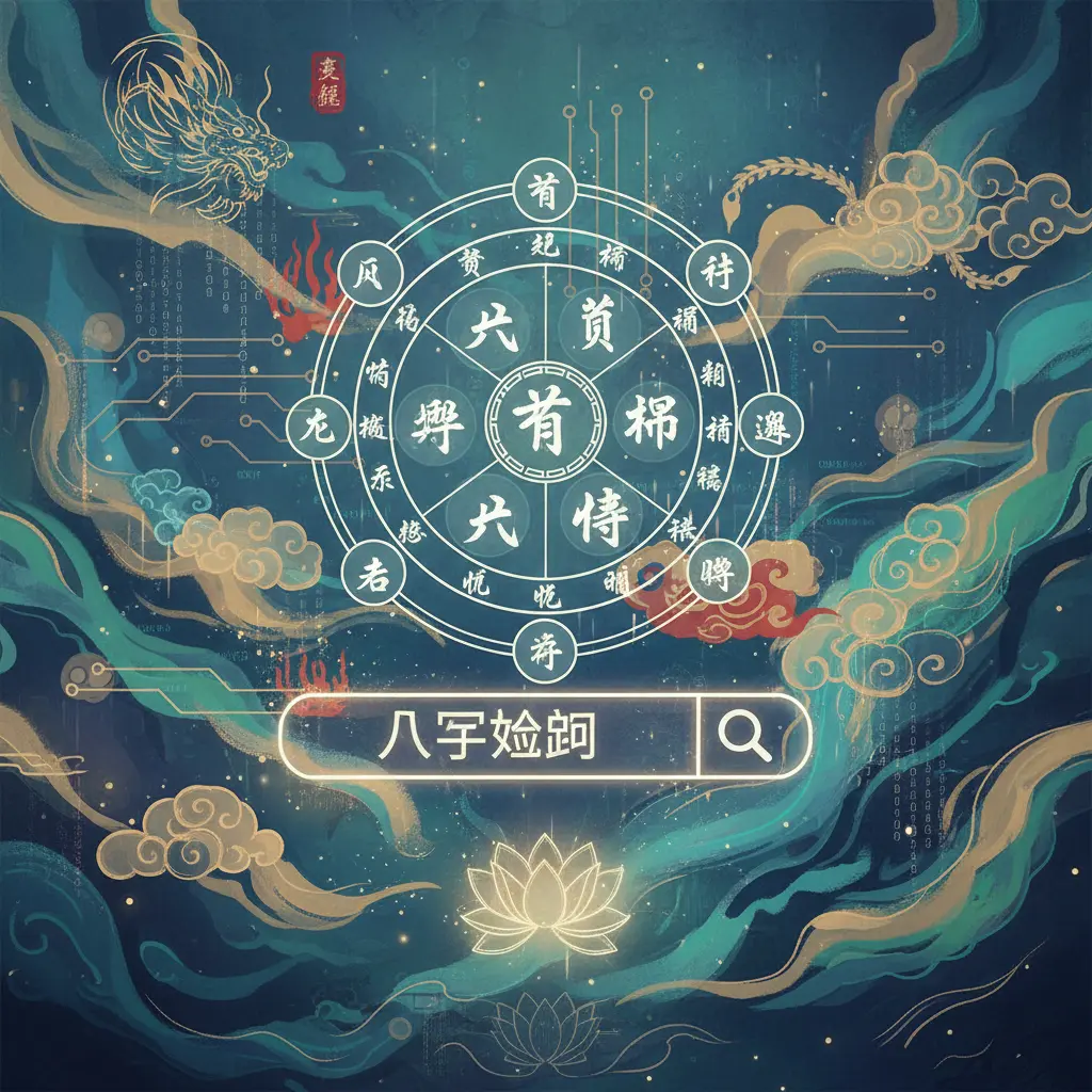 八字查詢 - 八字命盤