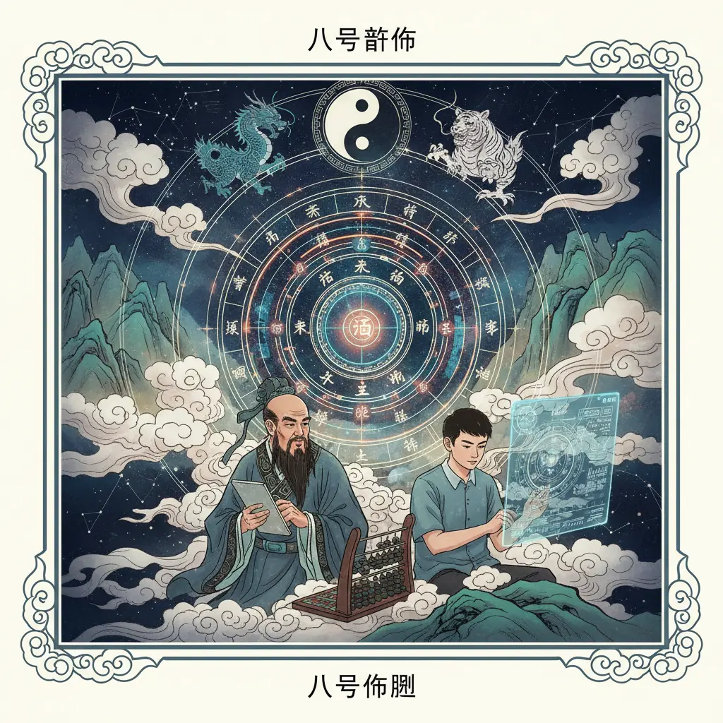 八字命盤 - 八字算命