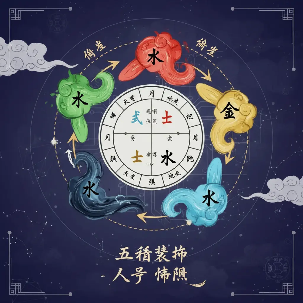 八字 命盤 - 五行結構