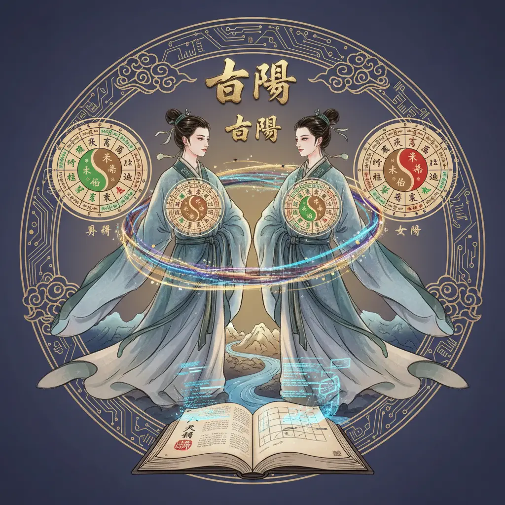 算八字命盤 - 八字合盤