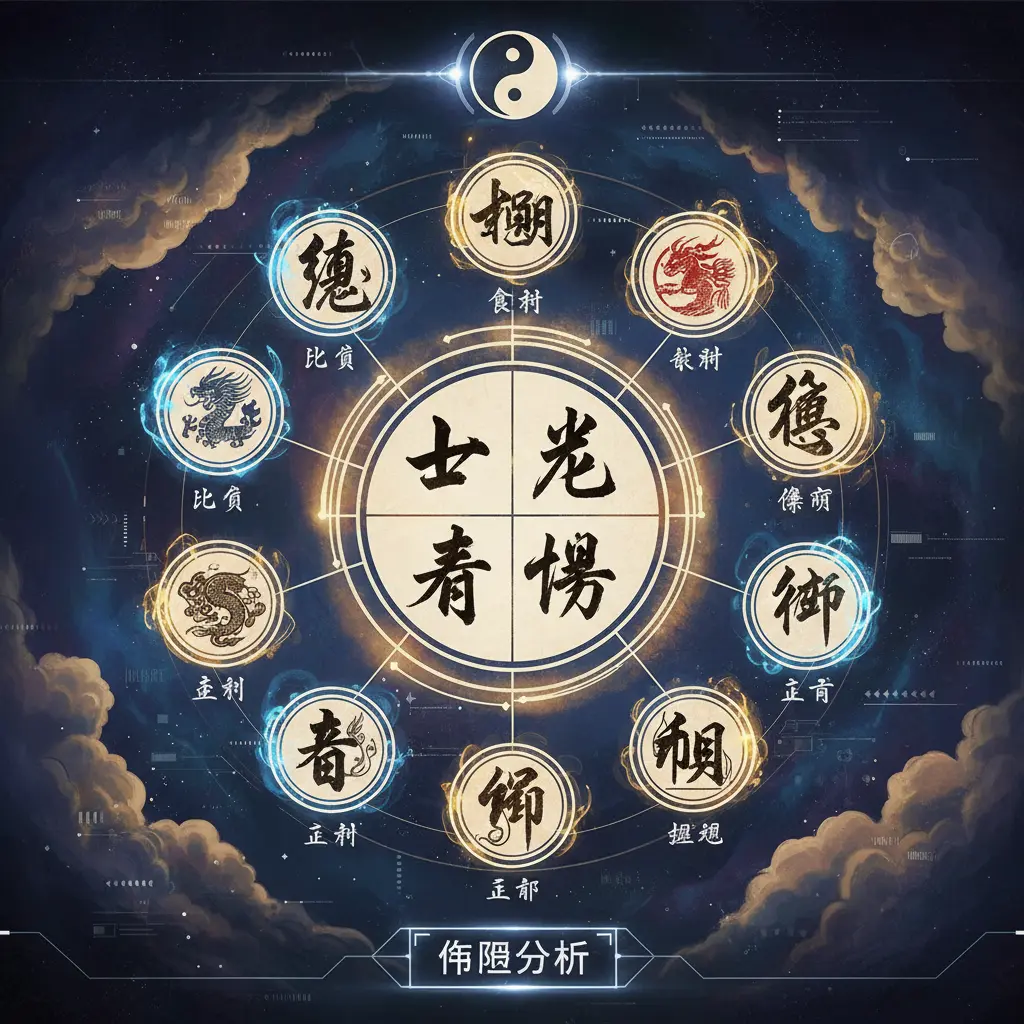 八字 命盤 - 十神