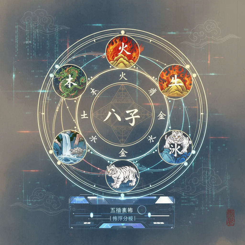 八字命評 - 五行結構