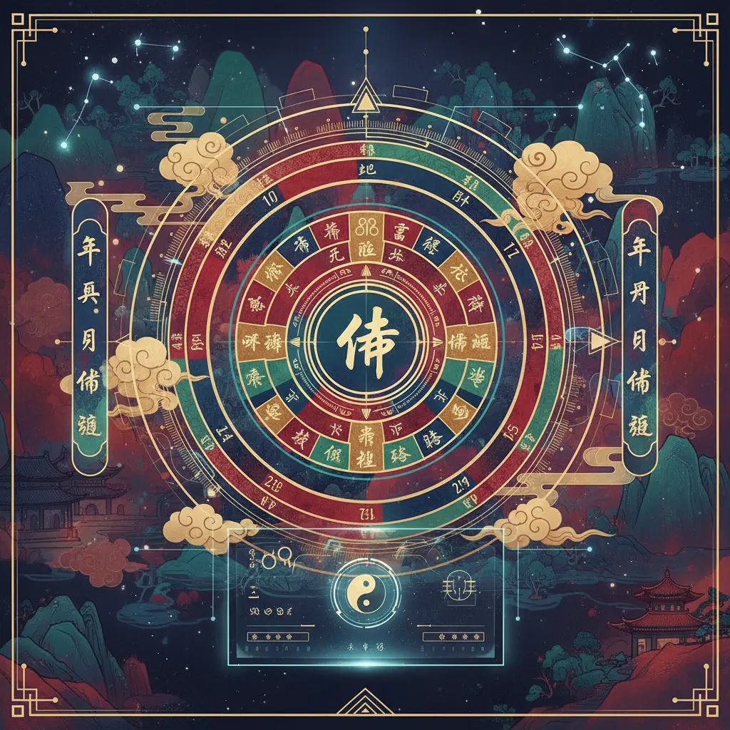 算八字命盤 - 八字排盤