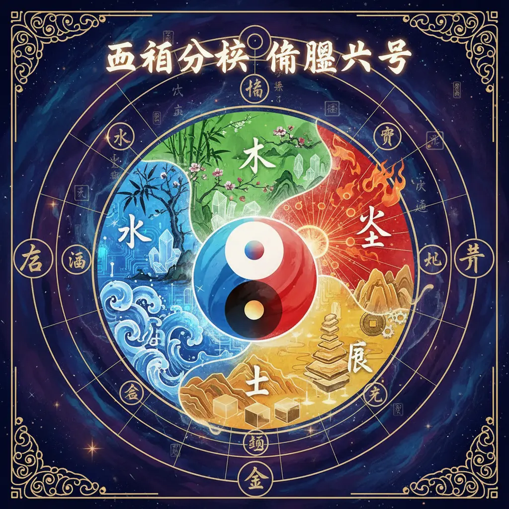 命盤八字 - 五行分析