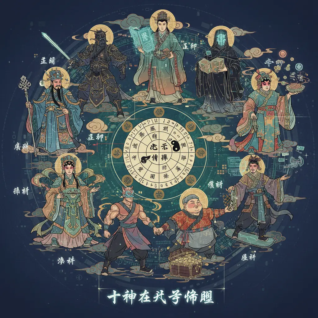 算八字命盤 - 十神