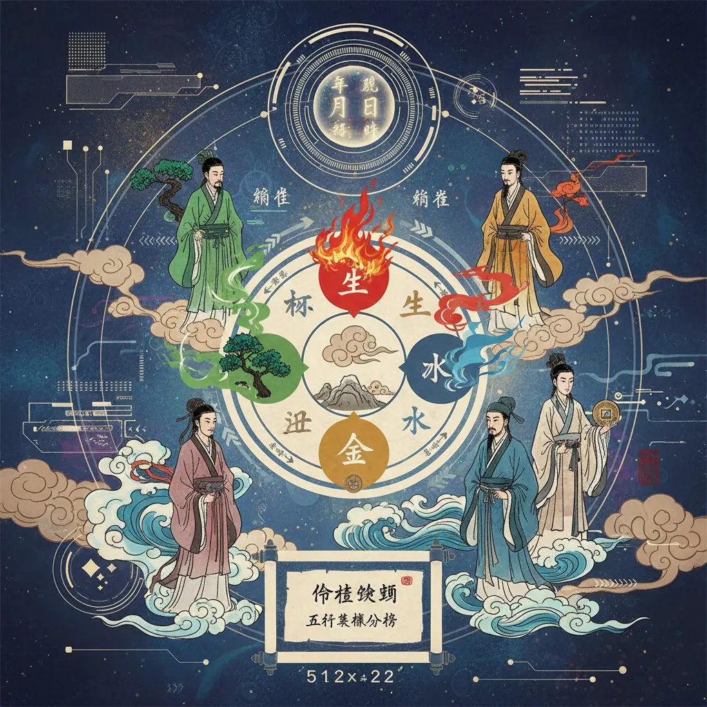 命格查詢 - 五行結構